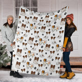 Papilon Paw Blanket