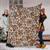 English Bulldog Full Face Blanket