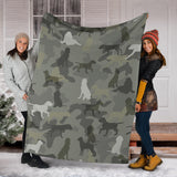 Bracco Italiano Camo Blanket