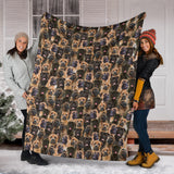 Bullmastiff Full Face Blanket