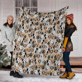 Central Asian Shepherd Dog Full Face Blanket