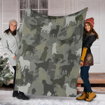 English Setter Camo Blanket