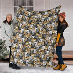 Canaan Dog Full Face Blanket