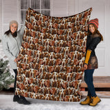 Bracco Italiano Full Face Blanket