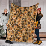 German Spitz Full Face Blanket