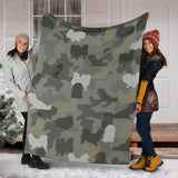 Pekingese Camo Blanket