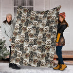 Shih Tzu Full Face Blanket