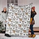 Lhasa Apso Paw Blanket