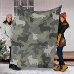 Corgis - Welsh Corgi Camo Blanket