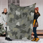 Schapendoes Camo Blanket