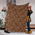 Sussex Spaniel Full Face Blanket