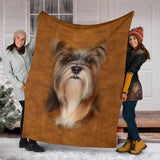 Lhasa Apso Face Hair Blanket