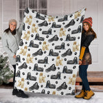 Afghan Hound Paw Blanket