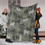 Schipperke Camo Blanket