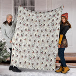 Samoyed Full Face Blanket