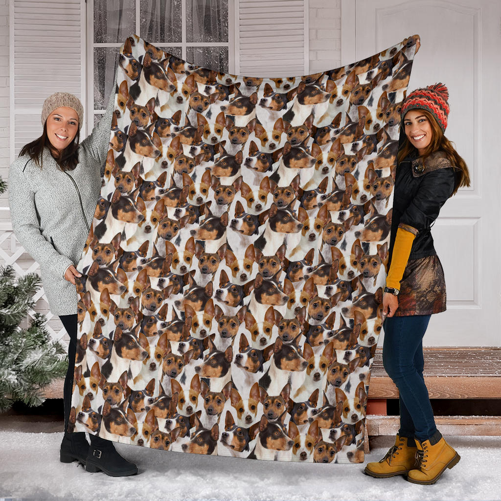 Rat Terrier Full Face Blanket