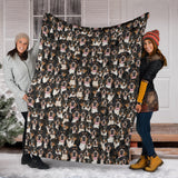 Greater Swiss Mountain Dog Full Face Blanket