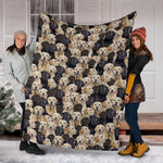 Labrador Retriever Full Face Blanket