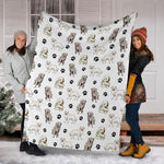 Great Pyrenees Paw Blanket