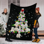 West Highland White Terrier Christmas Tree Blanket