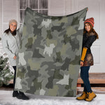 West Highland White Terrier Camo Blanket