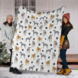 Greyhound Paw Blanket