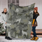 Lagotto Romagnolo Camo Blanket