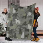 Briard Camo Blanket