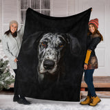 Great Dane Face Hair Blanket