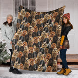 English Cocker Spaniel 2 Full Face Blanket