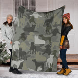 Cane Corso Camo Blanket