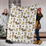 Cairn Terrier Paw Blanket