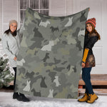 Scottish Terrier Camo Blanket