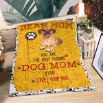 Puggle-Dog Mom Ever Blanket