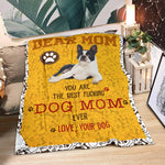 Boston Terrier-Dog Mom Ever Blanket