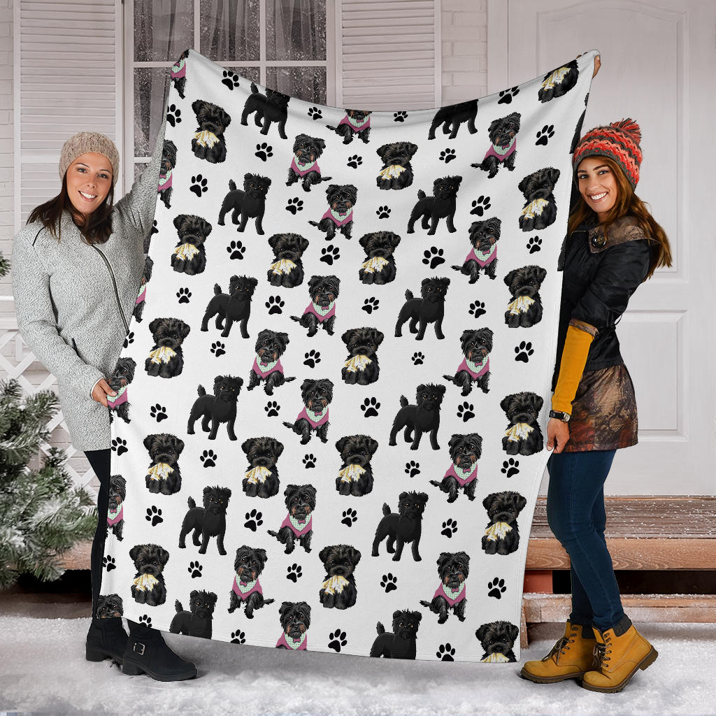 Affenpinscher Paw Blanket