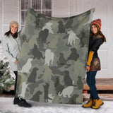 Golden Retriever Camo Blanket