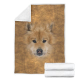 Eurasier Face Hair Blanket