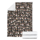 Greater Swiss Mountain Dog Full Face Blanket