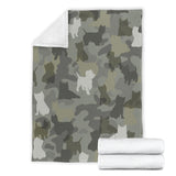 West Highland White Terrier Camo Blanket