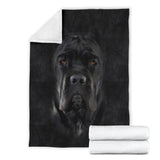 Cane Corso Face Hair Blanket