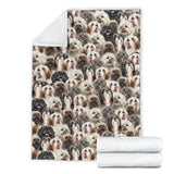 Lhasa Apso Full Face Blanket