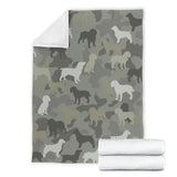 Boykin Spaniel Camo Blanket