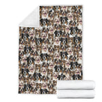 Australian Shepherd Full Face Blanket