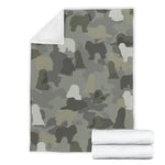 Schapendoes Camo Blanket