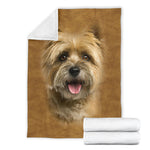 Cairn Terrier 2 Face Hair Blanket