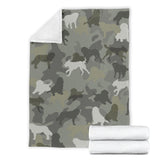 St Bernard Camo Blanket