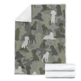 English Springer Spaniel Camo Blanket