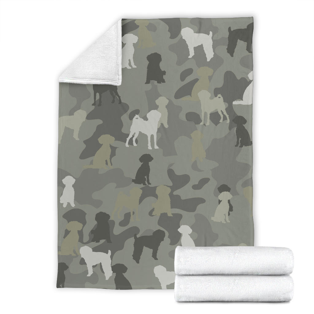 Schnoodle Camo Blanket