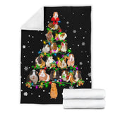 Guinea Pig Christmas Tree Blanket